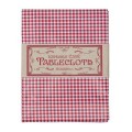 Classic Cafe Red Gingham Wipe-Clean  Tablecloth